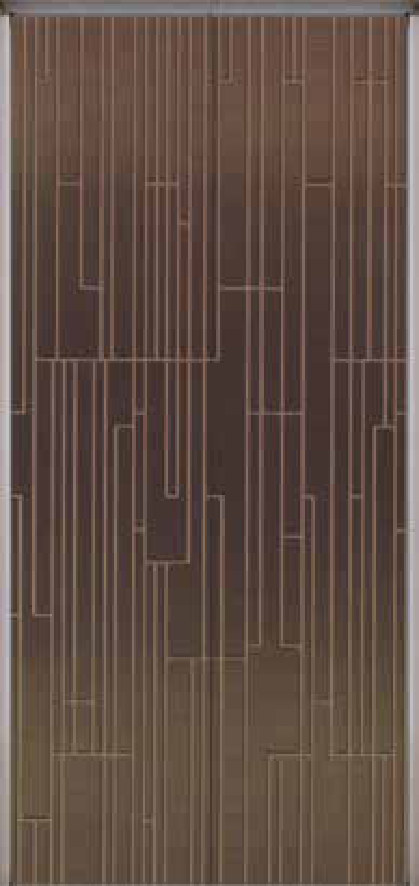 Miroir gravé bronze — Vue du modèle