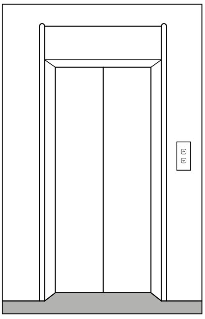 Cadre incliné avec linteau — Vue du modèle